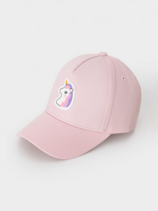 Кепка для девочки, артикул: ТК 80103, цвет: розовый - 2 фото