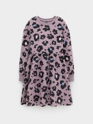 Платье для девочки, артикул: КР 5956, цвет: фиолетовый - 2 фото