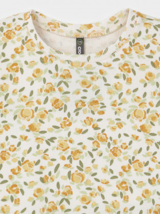 Футболка для девочки, артикул: КР 301996-1, цвет: сахар - 2 фото