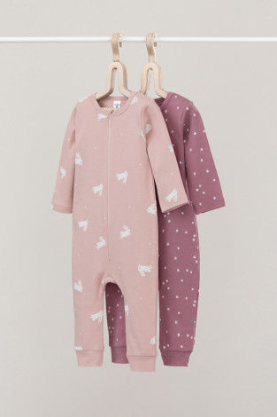 Комбинезон для новорожденных, артикул: К 6522-2уп, цвет: розовый - 2 фото