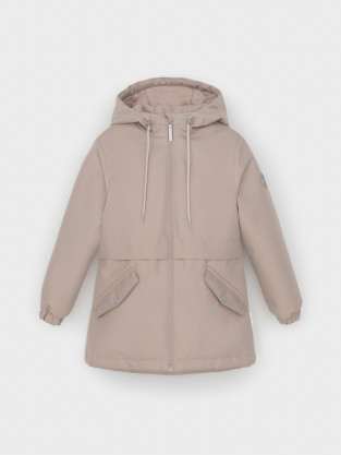 Куртка для девочки, артикул: ВК 32179/2 УЗГ, цвет: светло-бежевый - 2 фото