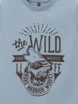 Футболка для мальчика, артикул: К 302440, цвет: синий - 2 фото