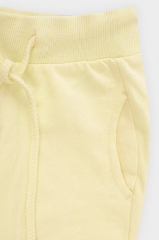 Брюки для девочки, артикул: К 400516-1, цвет: желтый - 2 фото