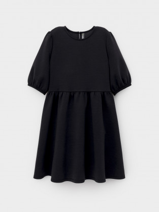 Платье для девочки, артикул: К 5935, цвет: черный - 2 фото