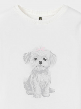 Футболка для девочки, артикул: КР 303033-1, цвет: сахар - 2 фото