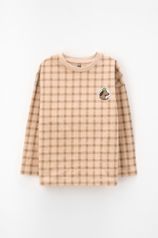 Джемпер для мальчика, артикул: КР 302255, цвет: светло-бежевый - 2 фото