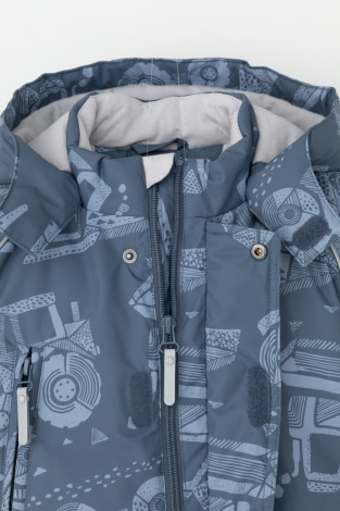 Комбинезоны утепленные для мальчика, артикул: ВК 60085/н/40 Ал, цвет: синий - 2 фото