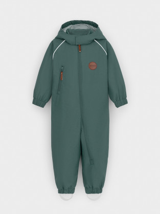 Комбинезоны утепленные для мальчика, артикул: ВК 60091/5 Ал, цвет: зеленый - 2 фото