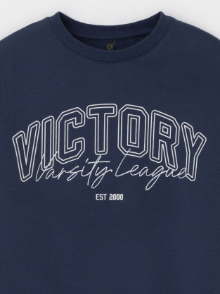 Свитшоты для мальчика, артикул: КР 303046-1, цвет: синий - 2 фото