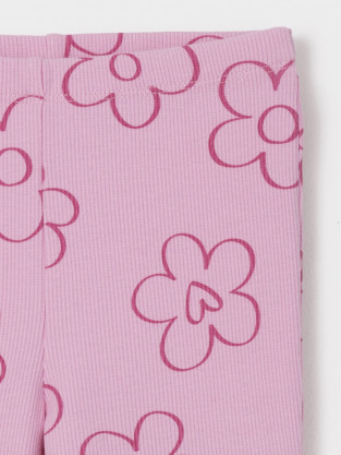 Брюки для девочки, артикул: КР 400936, цвет: розовый - 2 фото