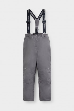 Брюки утепленные, артикул: ВК 40008/24/2 ГР, цвет: темно-серый - 2 фото