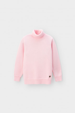 Джемпер для девочки, артикул: КВ 30147/ш, цвет: розовый - 2 фото