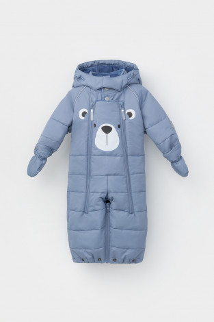 Комбинезоны утепленные для мальчика, артикул: ВК 60034/23/6 УЗГ, цвет: серый - 2 фото