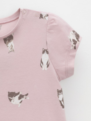 Футболка для девочки, артикул: КР 302455, цвет: розовый - 2 фото