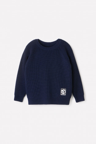 Джемпер для мальчика, артикул: КВ 30123/ш, цвет: синий - 2 фото