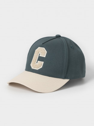 Кепка для мальчика, артикул: ТК 80125, цвет: зеленый - 2 фото