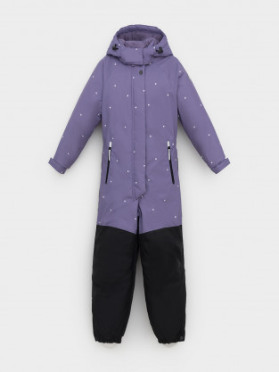 Комбинезоны утепленные для девочки, артикул: ВК 60127/н/3 УЗГ, цвет: фиолетовый - 2 фото