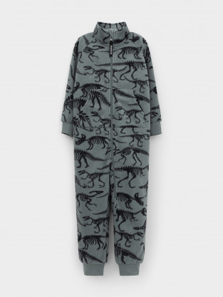 Комбинезон для мальчика, артикул: ФЛ 60005/н/10 ГР, цвет: хаки - 2 фото