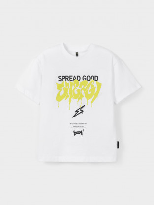 Футболка для мальчика, артикул: КР 303024-1, цвет: белый - 2 фото