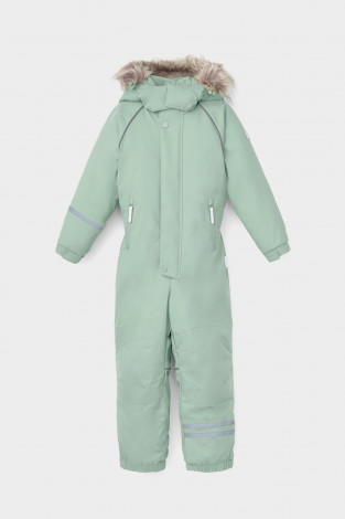 Комбинезоны утепленные для девочки, артикул: ВК 60102/1 ГР ( 98-122), цвет: зеленый - 2 фото