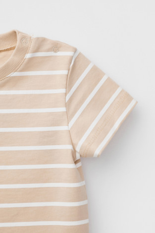 Футболка для мальчика, артикул: КР 302450, цвет: светло-бежевый - 2 фото