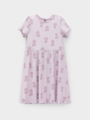 Платье для девочки, артикул: КР 5954, цвет: фиолетовый - 2 фото