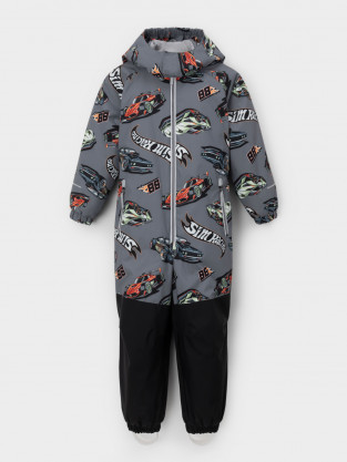 Комбинезоны утепленные для мальчика, артикул: ВК 60111/н/8 УЗГ, цвет: серый - 2 фото