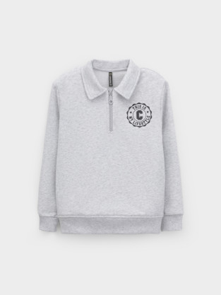 Свитшоты для мальчика, артикул: КР 302798, цвет: светло-серый5 - 2 фото