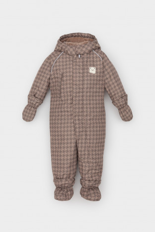 Комбинезоны утепленные для девочки, артикул: ВК 60114/н/1 УЗГ, цвет: бежевый - 2 фото