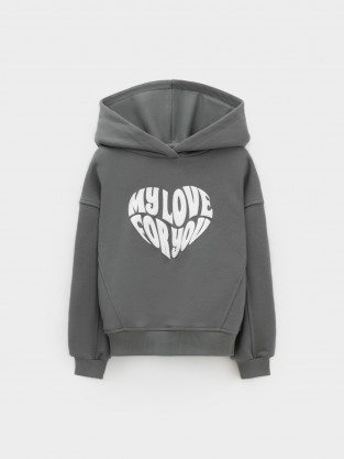 Худи для девочки, артикул: КР 302815, цвет: зеленый - 2 фото