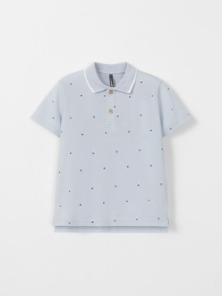 Футболка для мальчика, артикул: КР 302416, цвет: голубой - 2 фото