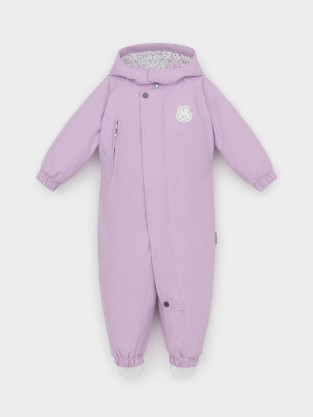 Комбинезоны утепленные для девочки, артикул: ВК 60107/5 Ал, цвет: фиолетовый - 2 фото