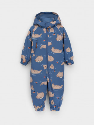 Комбинезоны утепленные для мальчика, артикул: ВК 60088/н/24 Ал, цвет: синий - 2 фото