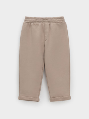Брюки для мальчика, артикул: КР 400826, цвет: бежевый - 2 фото