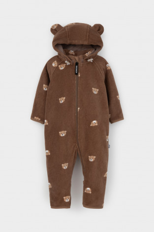 Комбинезон для мальчика, артикул: ФЛ 60008/н/1 ГР, цвет: коричневый - 2 фото