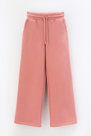 Брюки для девочки, артикул: КР 400614, цвет: коричневый - 2 фото