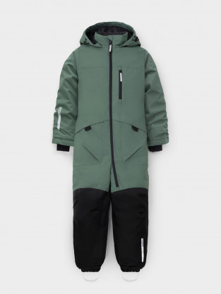 Комбинезоны утепленные для мальчика, артикул: ВК 60137/2 ГР, цвет: зеленый - 2 фото