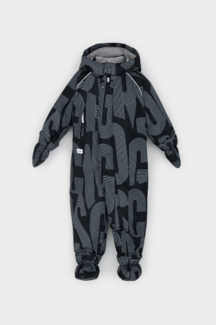 Комбинезоны утепленные для мальчика, артикул: ВК 60032/н/49 Ал, цвет: черный3 - 2 фото