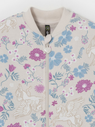 Жакет для девочки, артикул: КР 302989, цвет: светло-бежевый - 2 фото