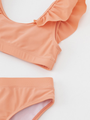 Купальник для девочки, артикул: ТК 17011/3 ФВ, цвет: розовый - 2 фото