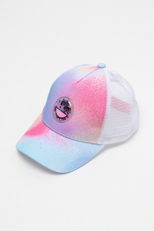 Кепка для девочки, артикул: ТК 80086, цвет: мульти - 2 фото