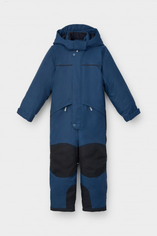 Комбинезоны утепленные для мальчика, артикул: ВК 60101/4 УЗГ (122-158), цвет: синий - 2 фото