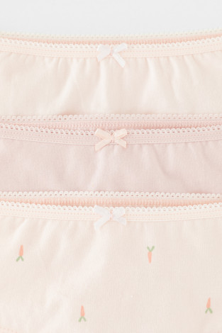 Трусы для девочки, артикул: К 1964-3уп, цвет: светло-розовый - 2 фото