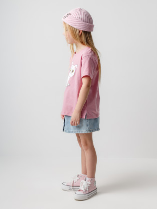 Футболка для девочки, артикул: КР 301862, цвет: розовый - 2 фото