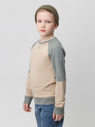Джемпер для мальчика, артикул: КР 302161-1, цвет: бежевый - 2 фото