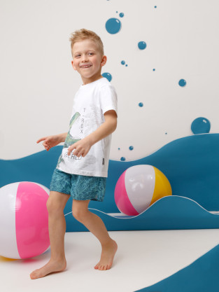 Плавки для мальчика, артикул: ТК 19012/3н ФВ, цвет: темно-синий - 2 фото