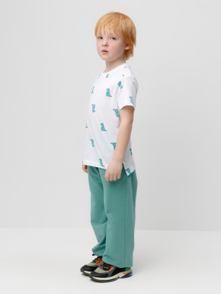 Футболка для мальчика, артикул: КР 301984, цвет: белый - 2 фото