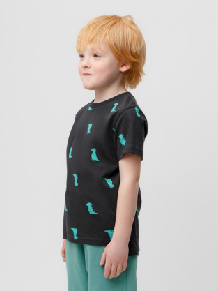 Футболка для мальчика, артикул: КР 301984, цвет: черный3 - 2 фото