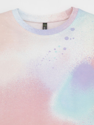 Джемпер для девочки, артикул: КР 302671, цвет: мульти - 2 фото