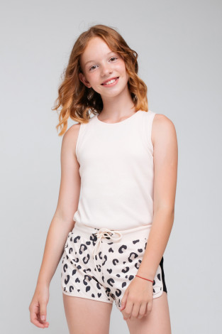 Шорты подростковые для девочки, артикул: КБ 400423, цвет: светло-розовый